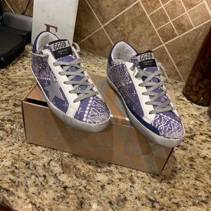 Blue Bandana Superstar Sneakers Size 37